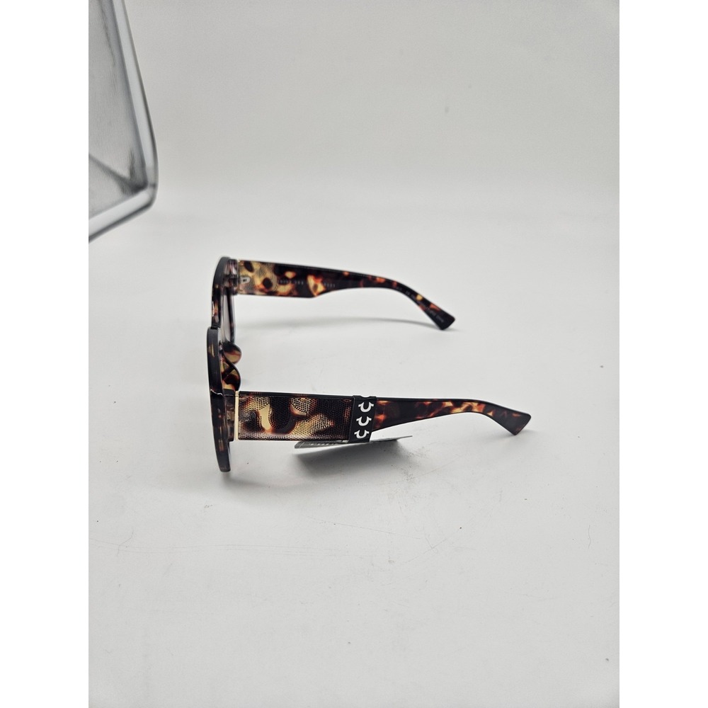 New Original TRUE RELIGION Square Oversized Tortoise Shell Sunglasses - Picture 2 of 4